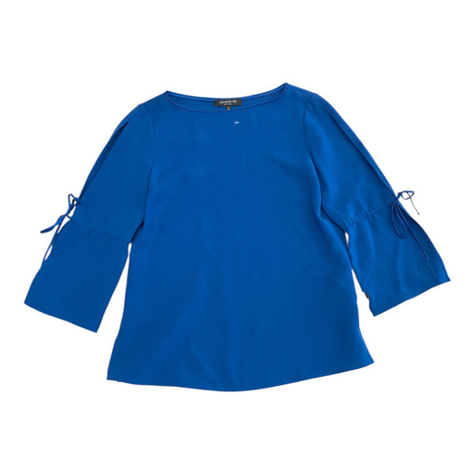 Top Ls Designer By Lafayette 148 In Blue, Size:Sp