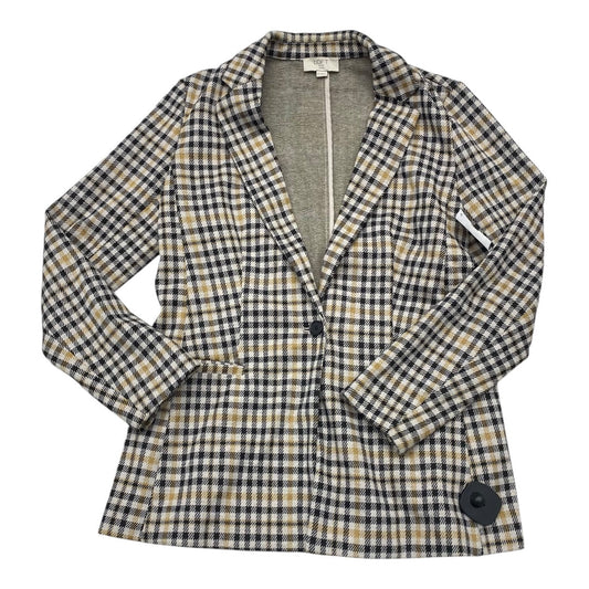 Blazer By Loft In Checkered Pattern, Size:2P