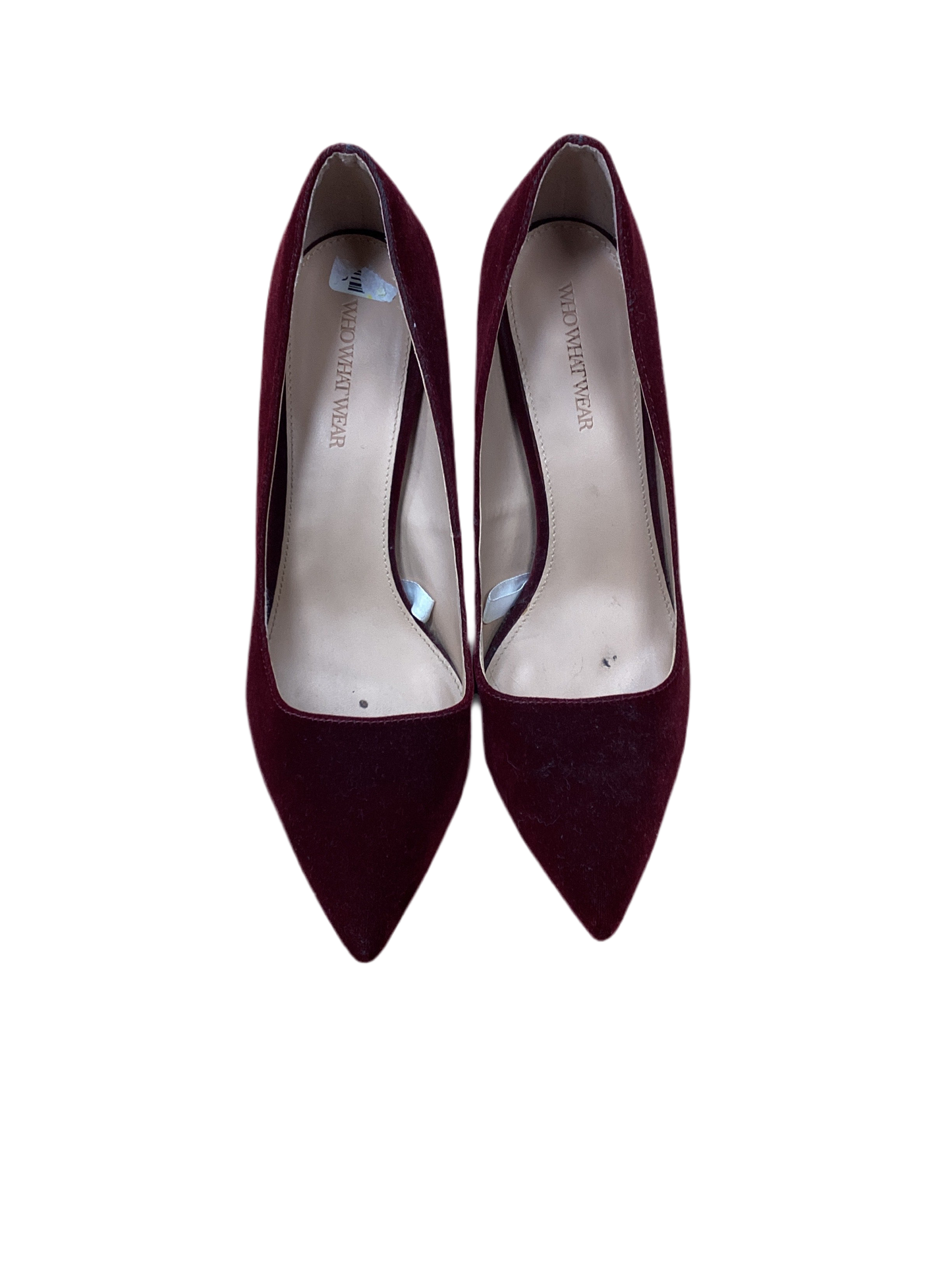 Shoes Heels Stiletto By Who What Wear In Red, Size:8