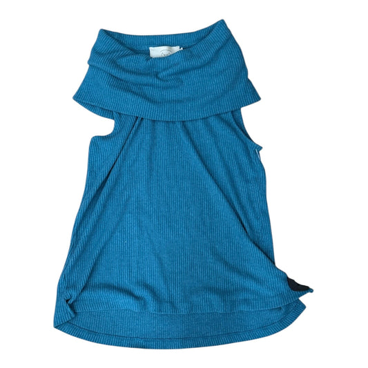 Top Sleeveless By Anthropologie In Blue, Size:S