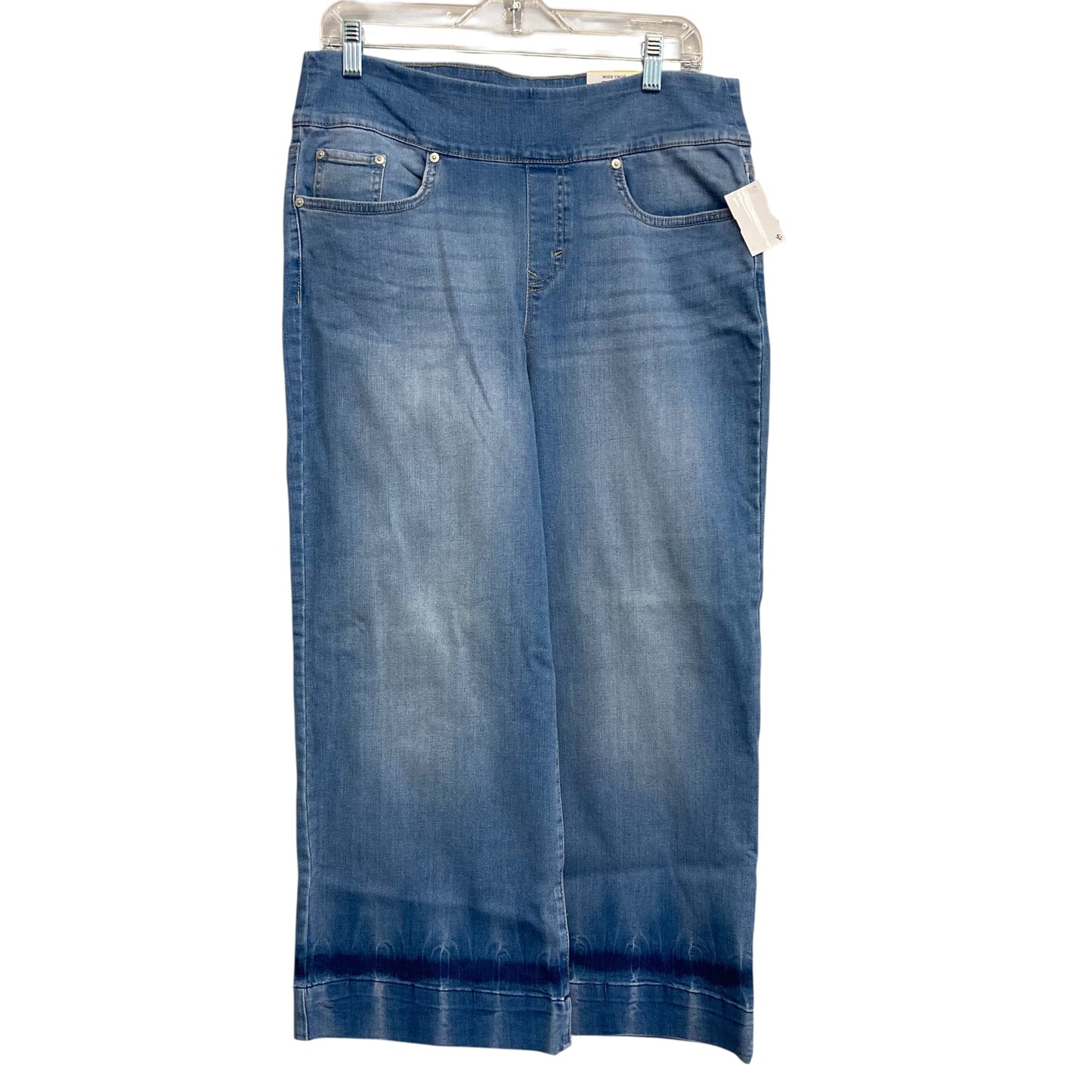 Jeans Wide Leg By Style And Company In Blue Denim, Size:8
