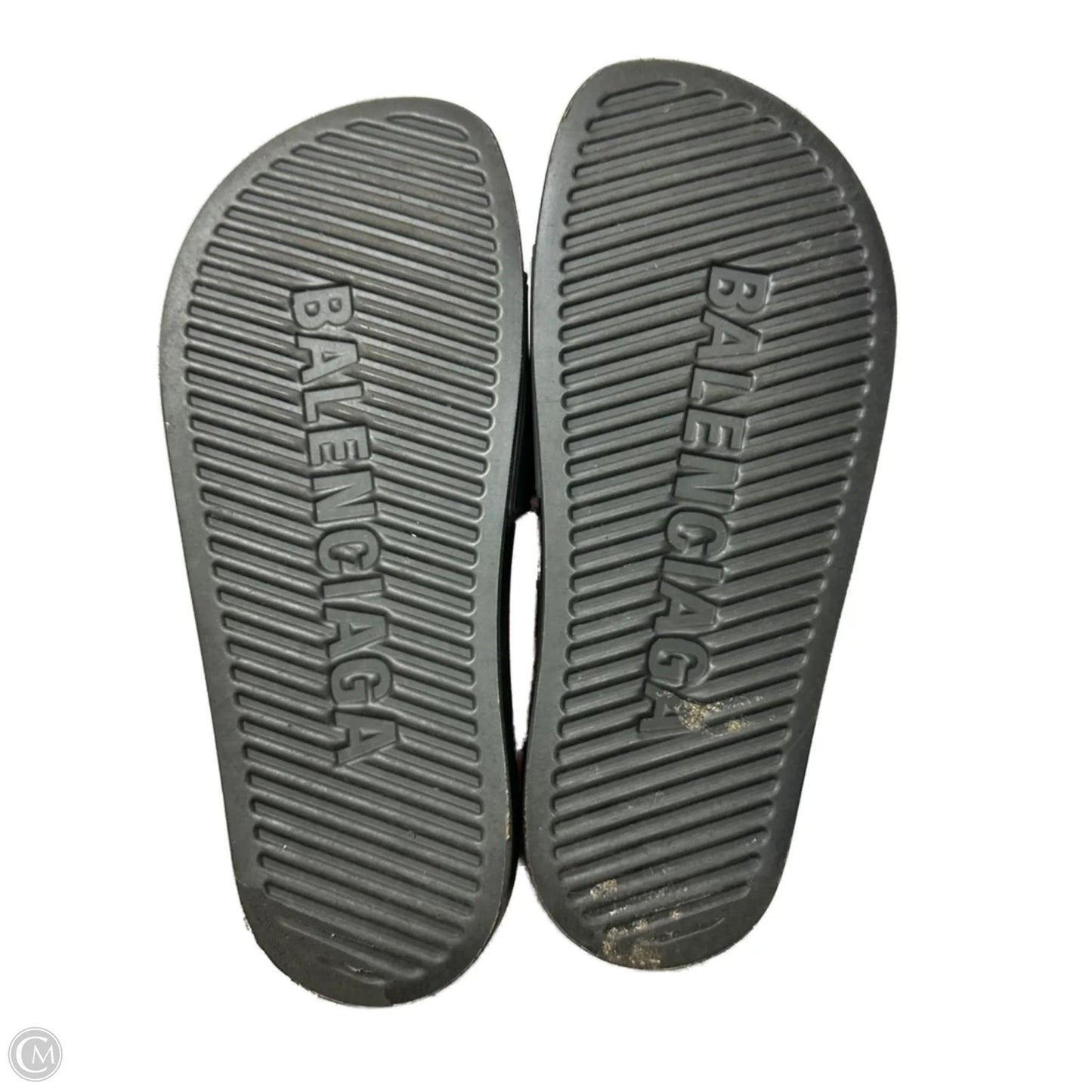 Sandals Luxury Designer By Balenciaga In Black, Size: 7