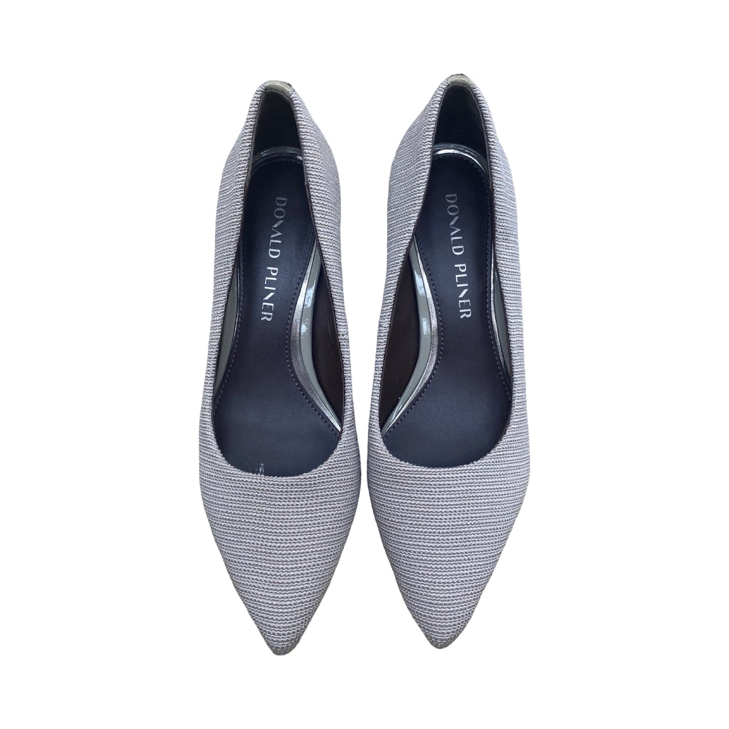Shoes Heels Block By Donald Pliner In Grey, Size:6