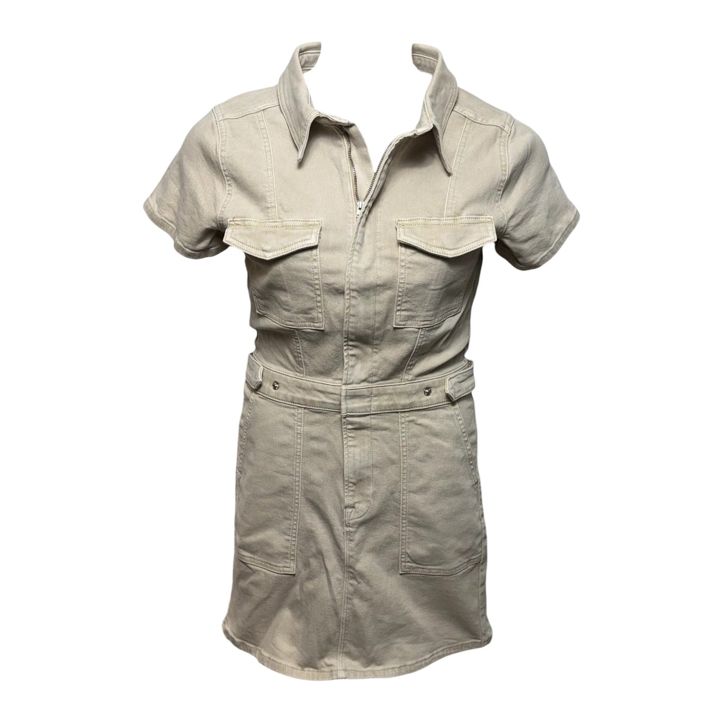 Dress Short By Good American In Tan, Size: M