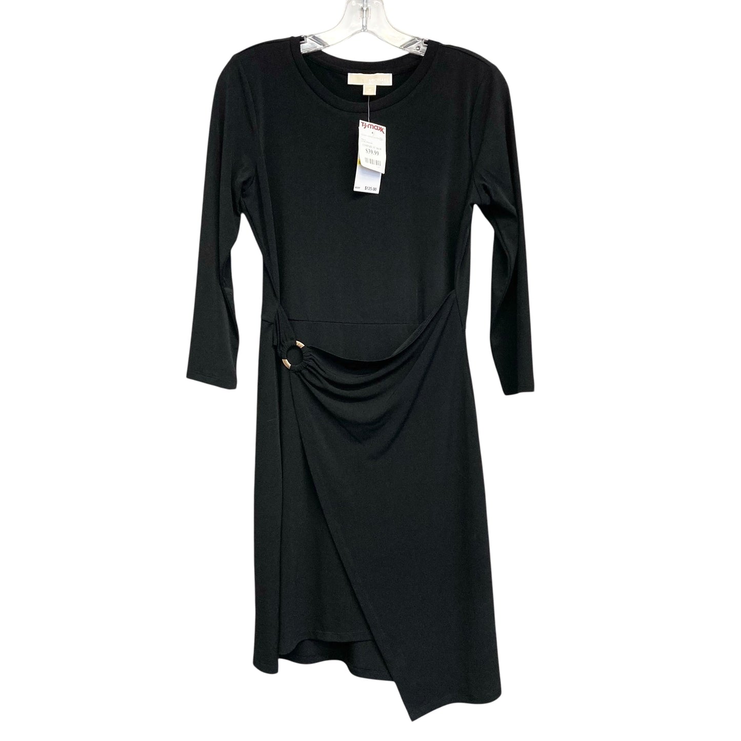 Dress Casual Midi By Michael By Michael Kors In Black, Size:M