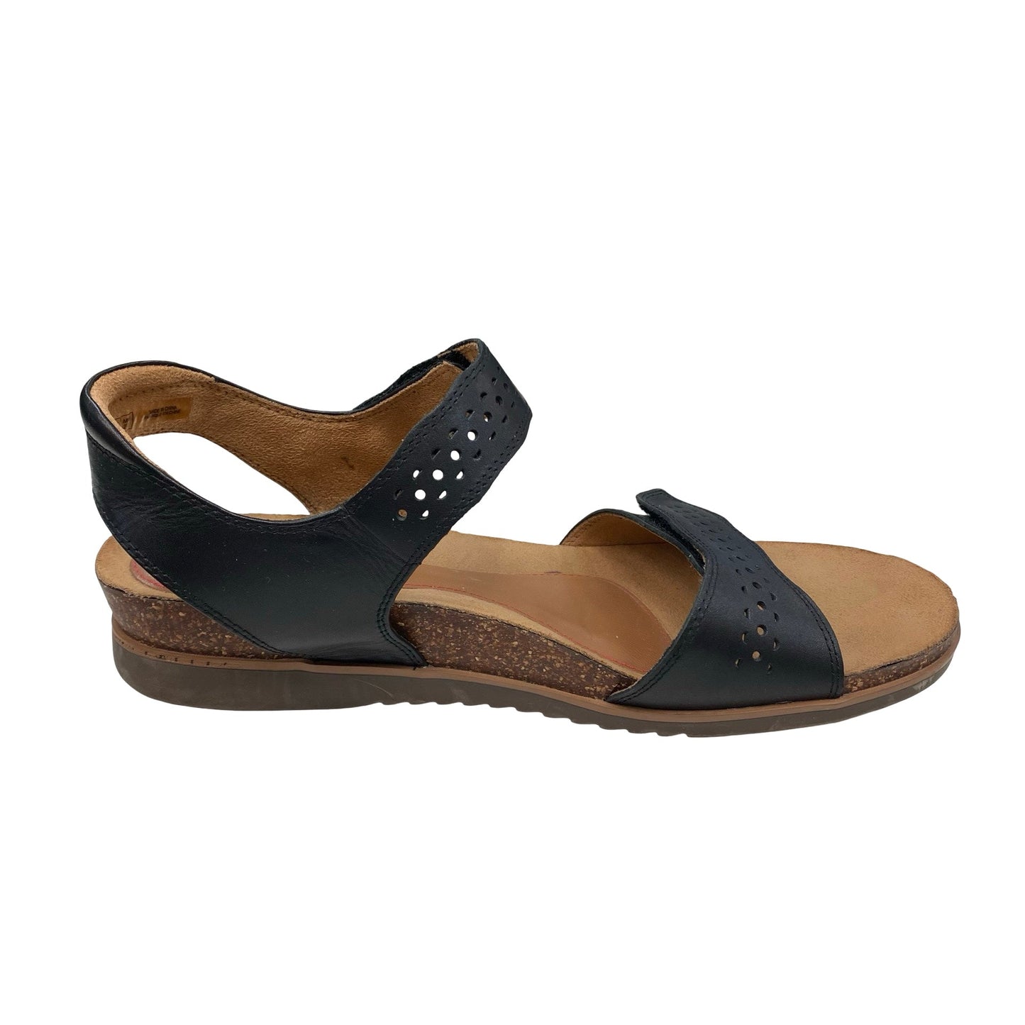 Sandals Flats By Cobb Hill In Black & Brown, Size:10