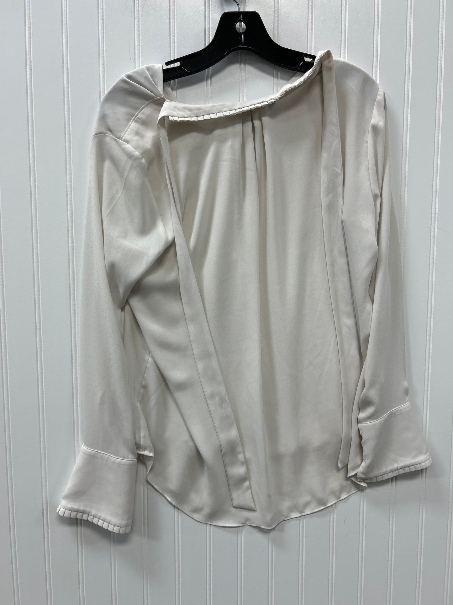 Blouse Ls By White House Black Market In White, Size:6