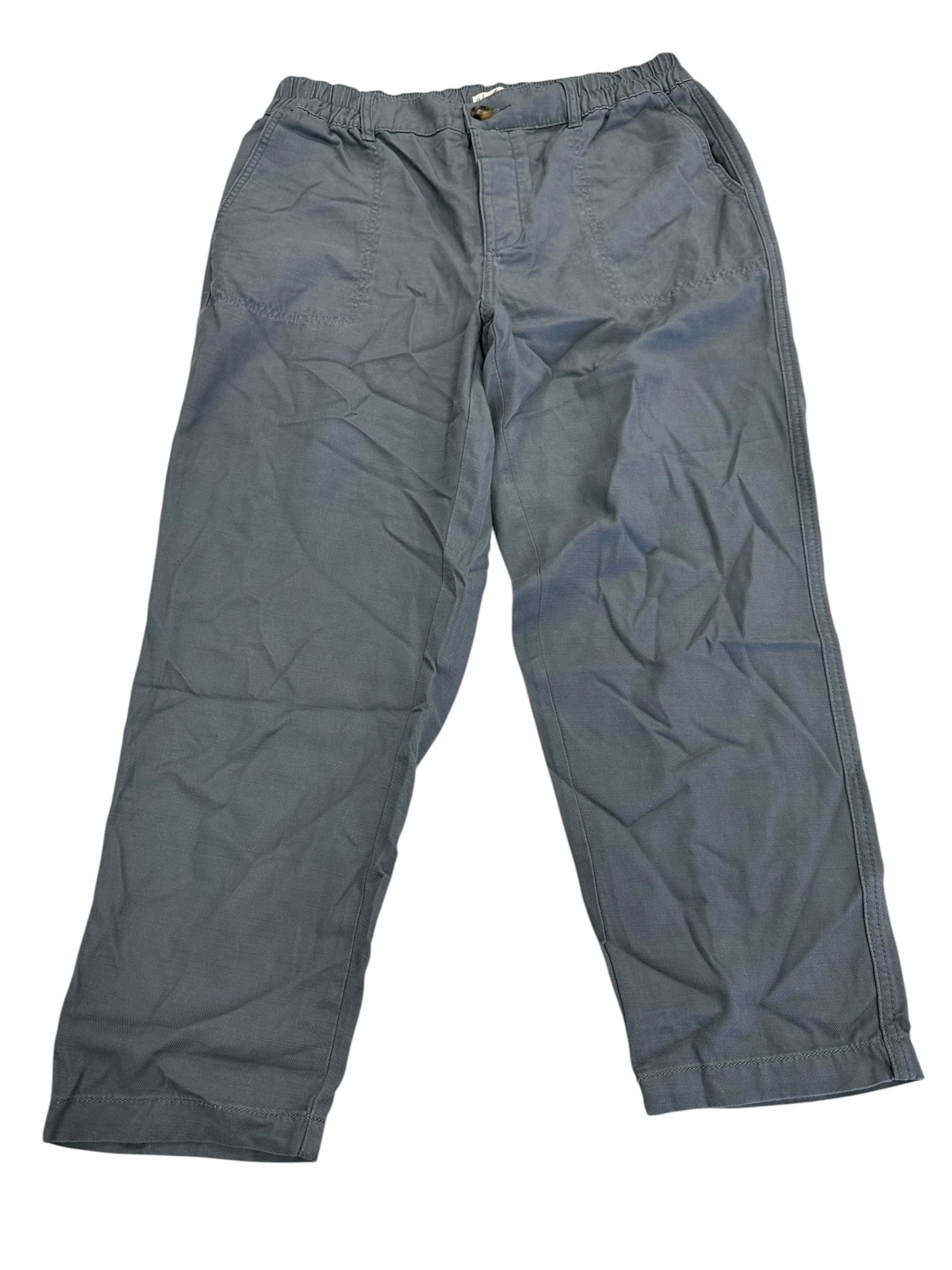 Pants Wide Leg By Wonderly In Blue, Size:L