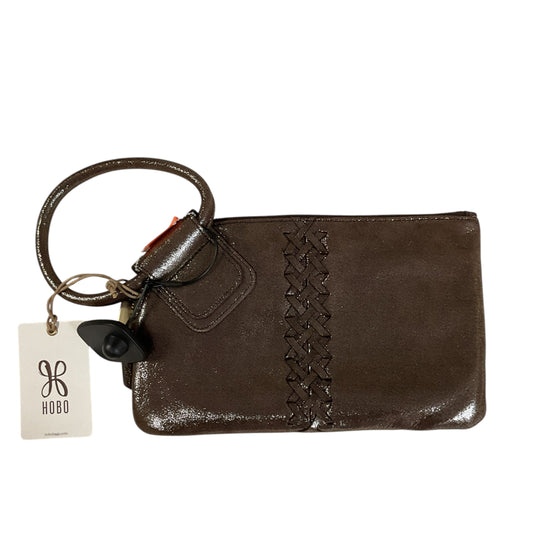 Wristlet Leather By Hobo Intl In Bronze, Size:Large