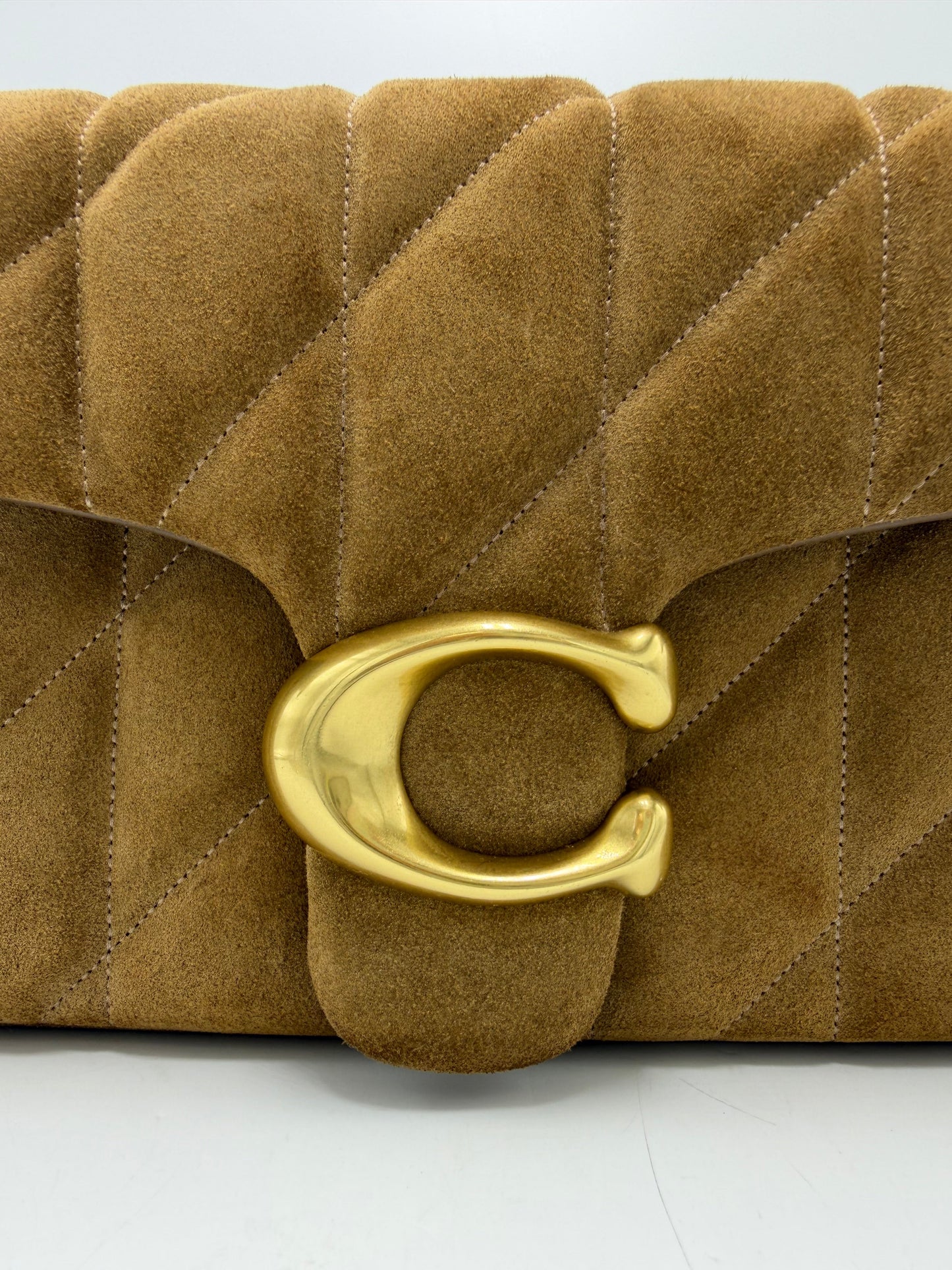 New! Coach Suede Tabby 26 Quilted Designer Handbag