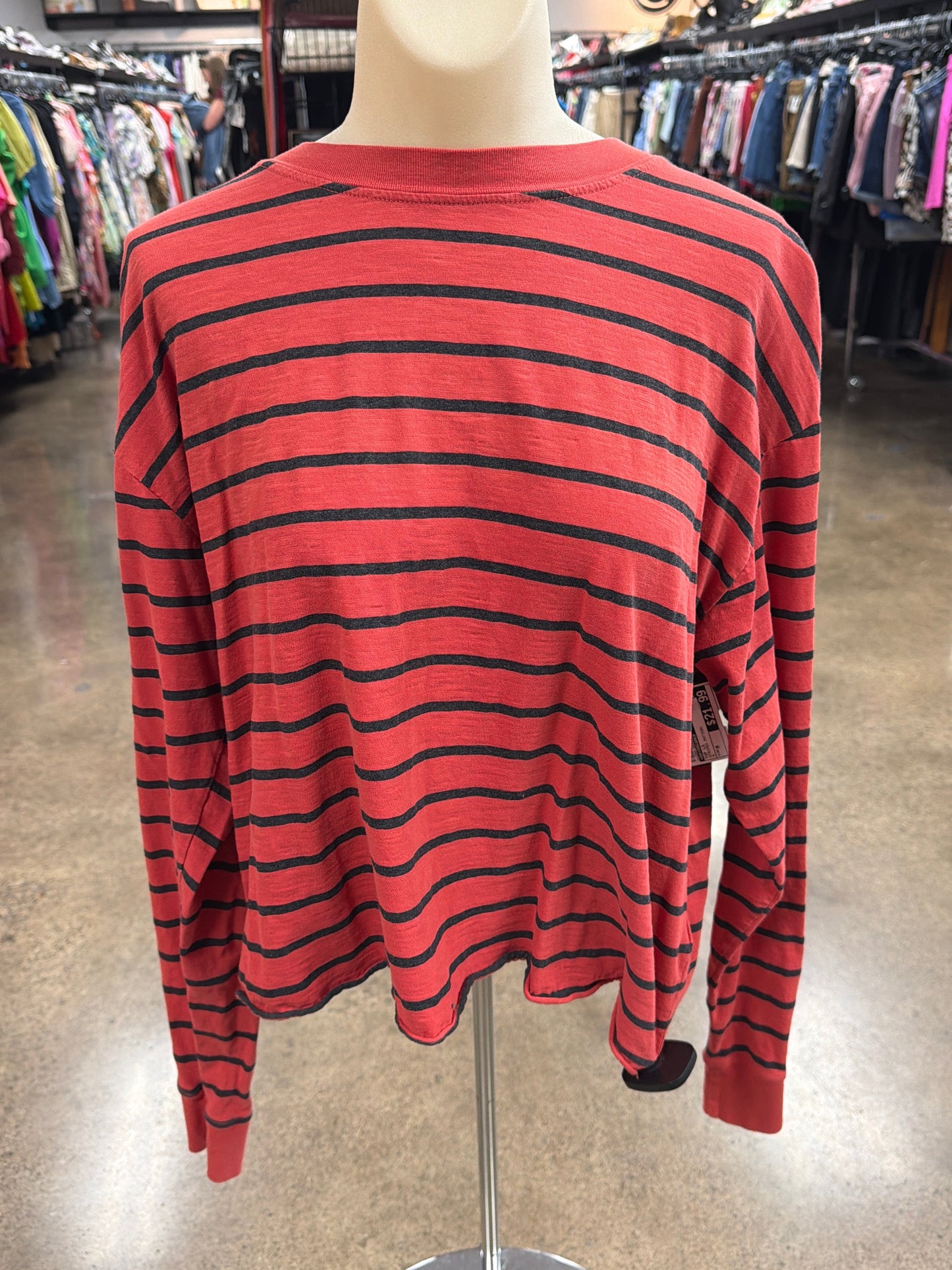 Top Ls By Daydreamer In Striped Pattern, Size:M