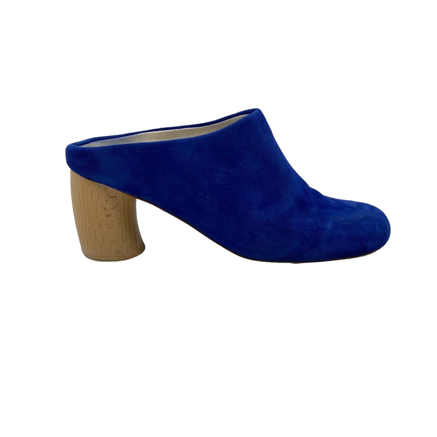 BLUE SHOES HEELS BLOCK by JEFFERY CAMPBELL Size:7