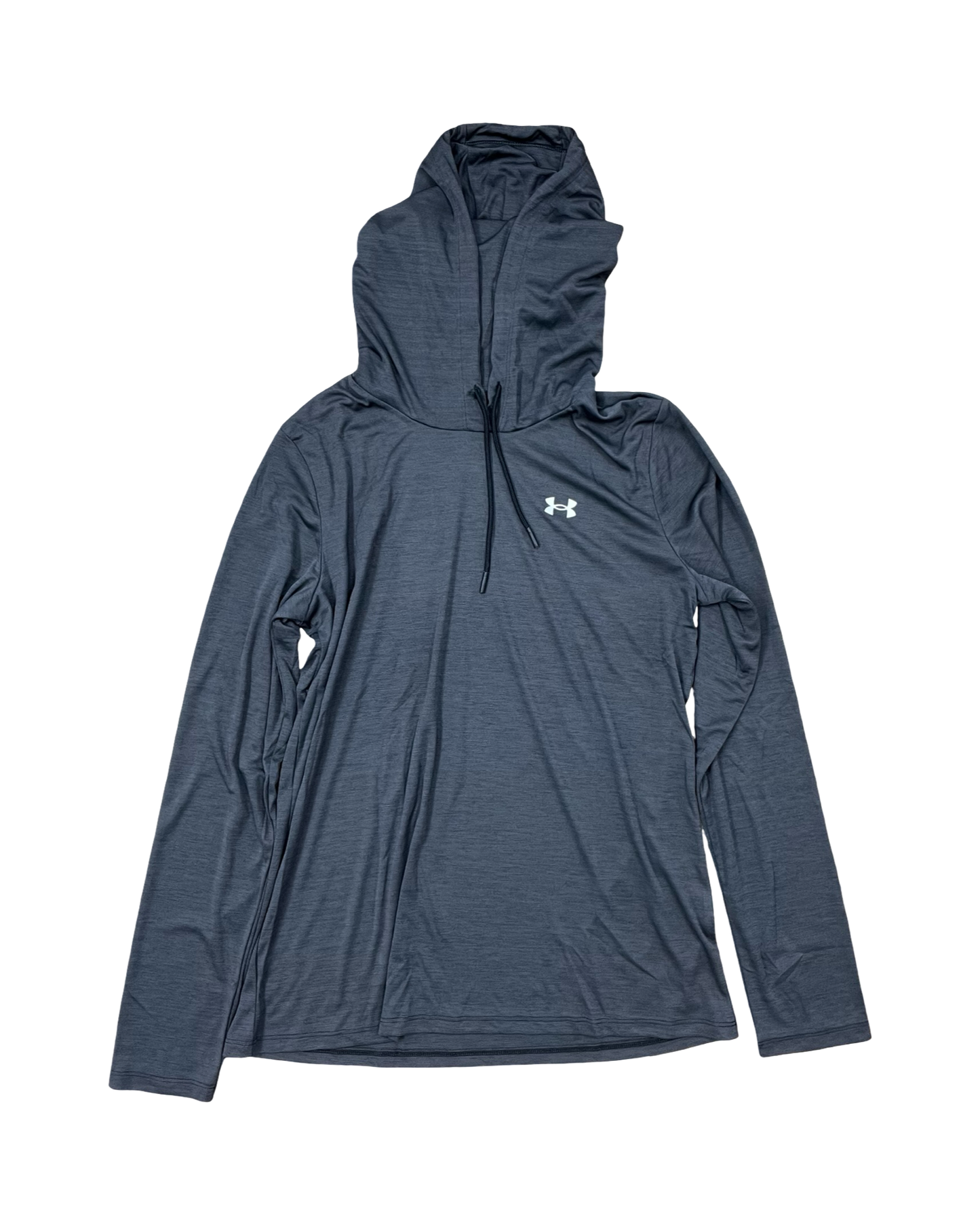 Athletic Top Ls Collar By Under Armour In Grey, Size:M