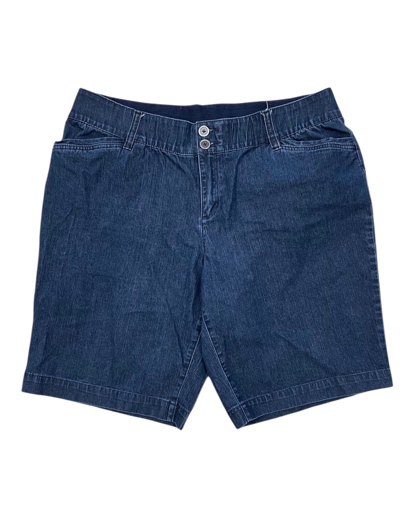 Shorts By Cj Banks In Blue Denim, Size:20