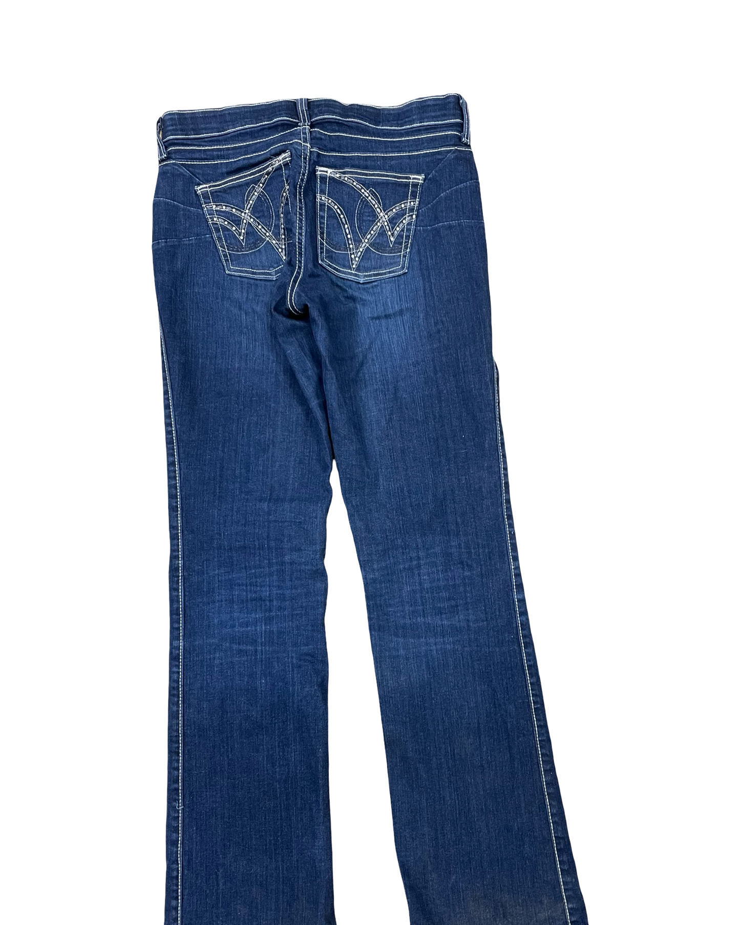 Jeans Straight By Wrangler In Blue Denim, Size:6L