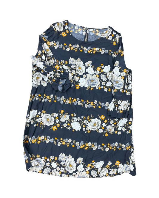 Dress Casual Midi By Old Navy In Grey, Size:1X