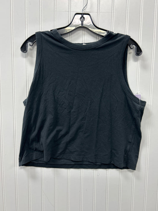 Athletic Tank Top By Lululemon In Black, Size:10