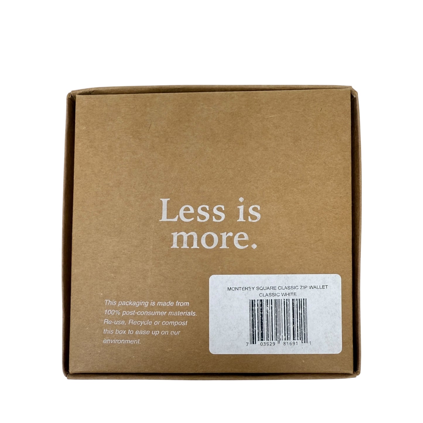 Monterey Square Classic Zip Wallet By Arcdry, Size: Medium