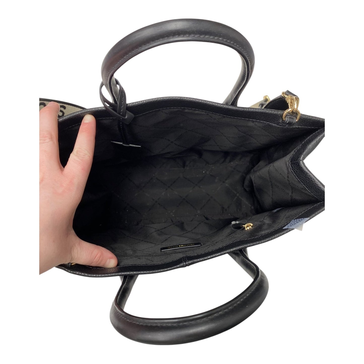 Handbag Designer By Michael Kors In Black, Size:Medium