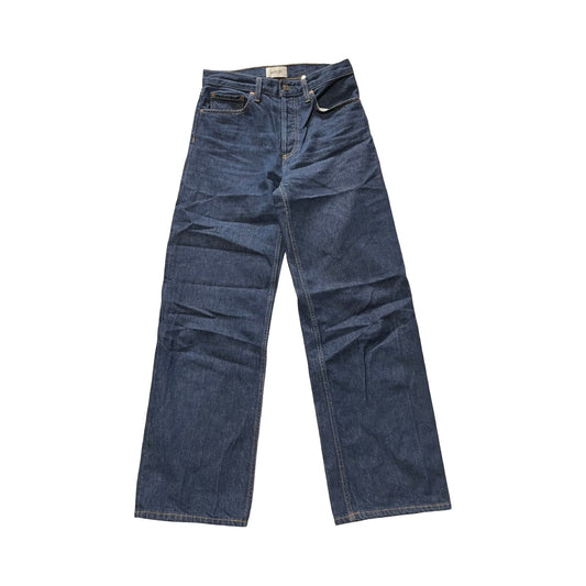 Jeans Wide Leg By Agolde In Blue Denim, Size:2
