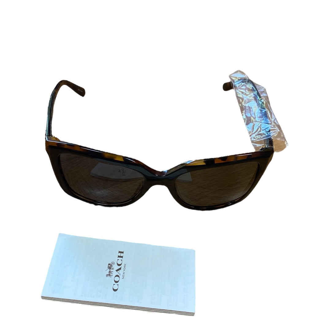 Sunglasses Designer By Coach In Tortoise Shell Print