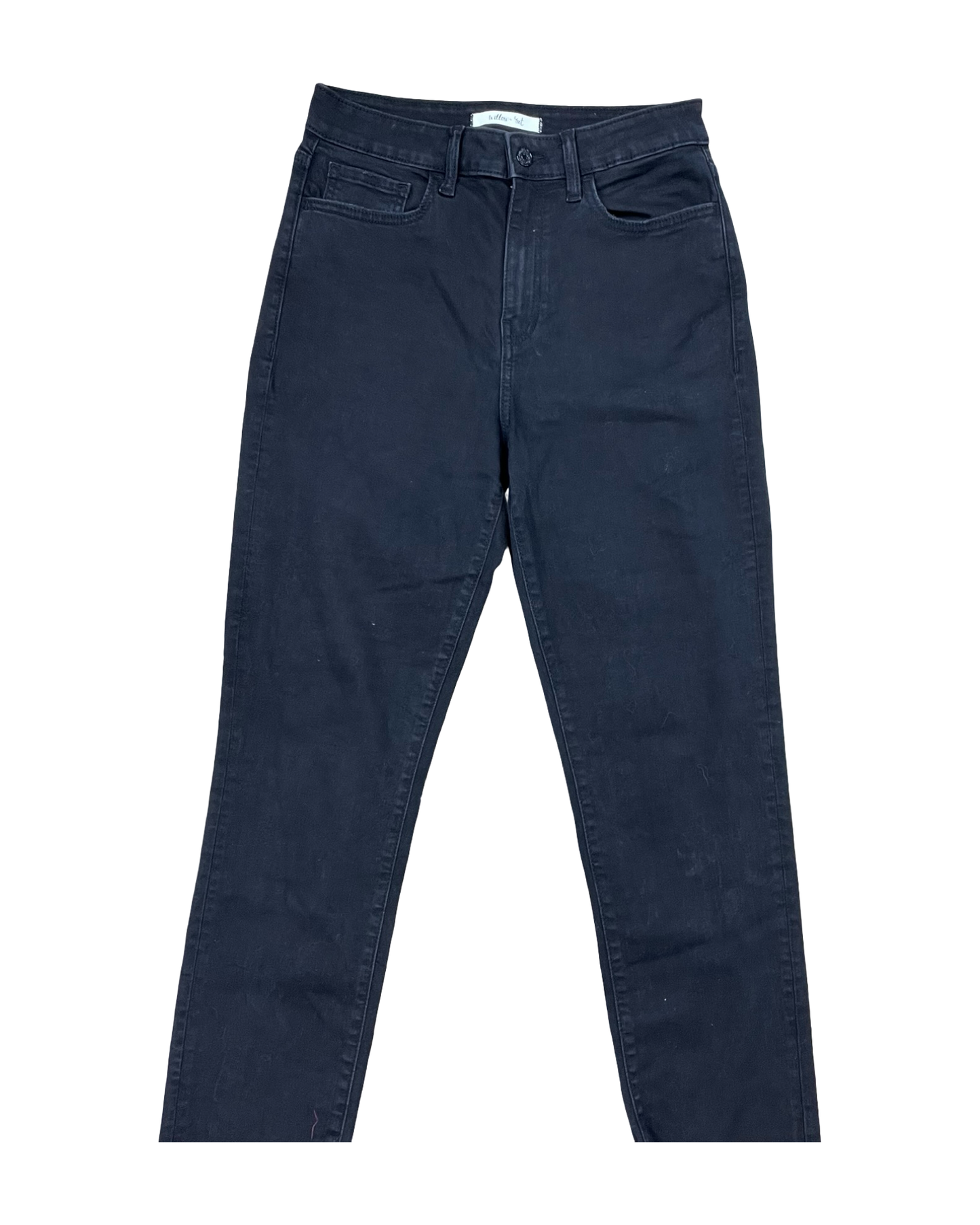 Jeans Skinny By Willow & Root In Black Denim, Size:6