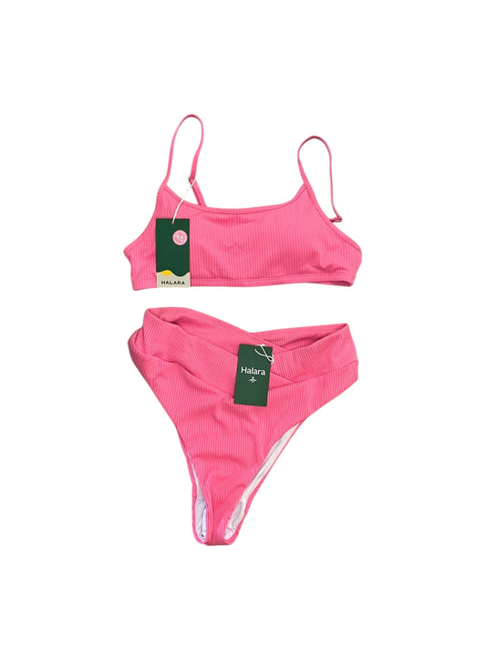 Swimsuit 2Pc By Halara In Pink, Size:L