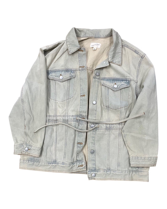 Jacket Denim By Universal Thread In Blue Denim, Size:Xl