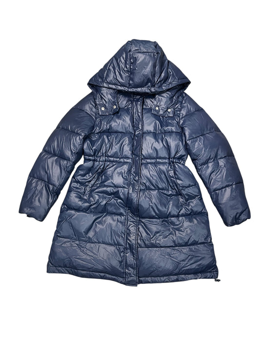 Coat Puffer & Quilted By Grace Karin In Navy, Size:Xl