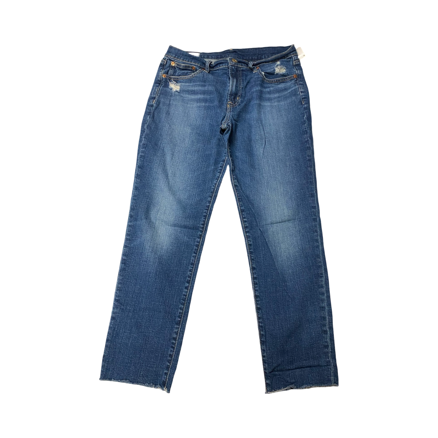 Jeans Straight By Gap In Blue Denim, Size:6