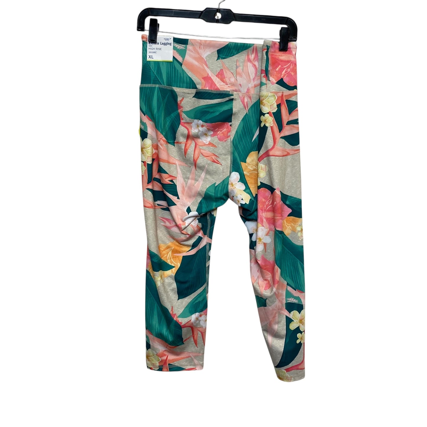 ATHLETIC LEGGINGS CAPRIS by OLD NAVY in MULTI, Size:XL