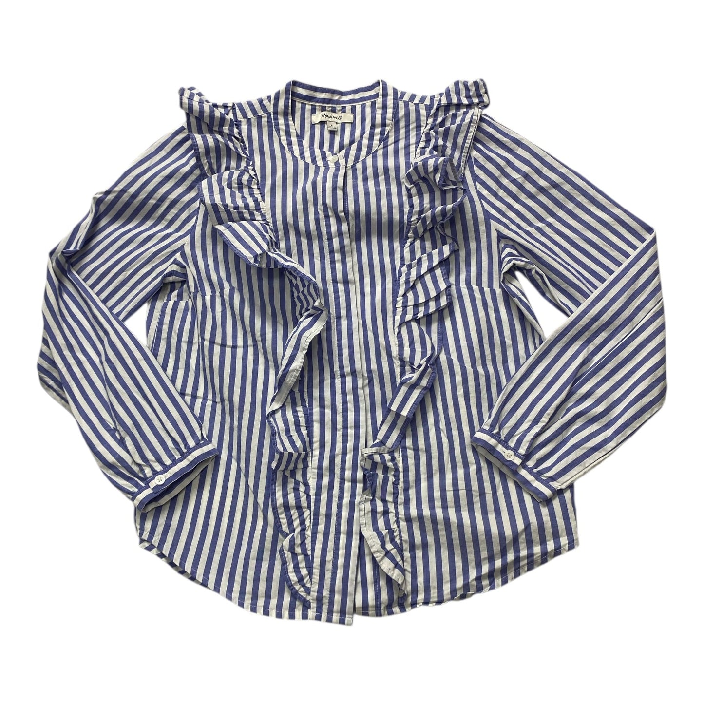 Top Ls By Madewell In Blue & White, Size:S