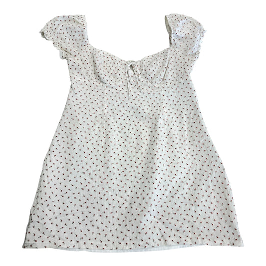 Dress Casual Short By La Hearts In Red & White, Size:L