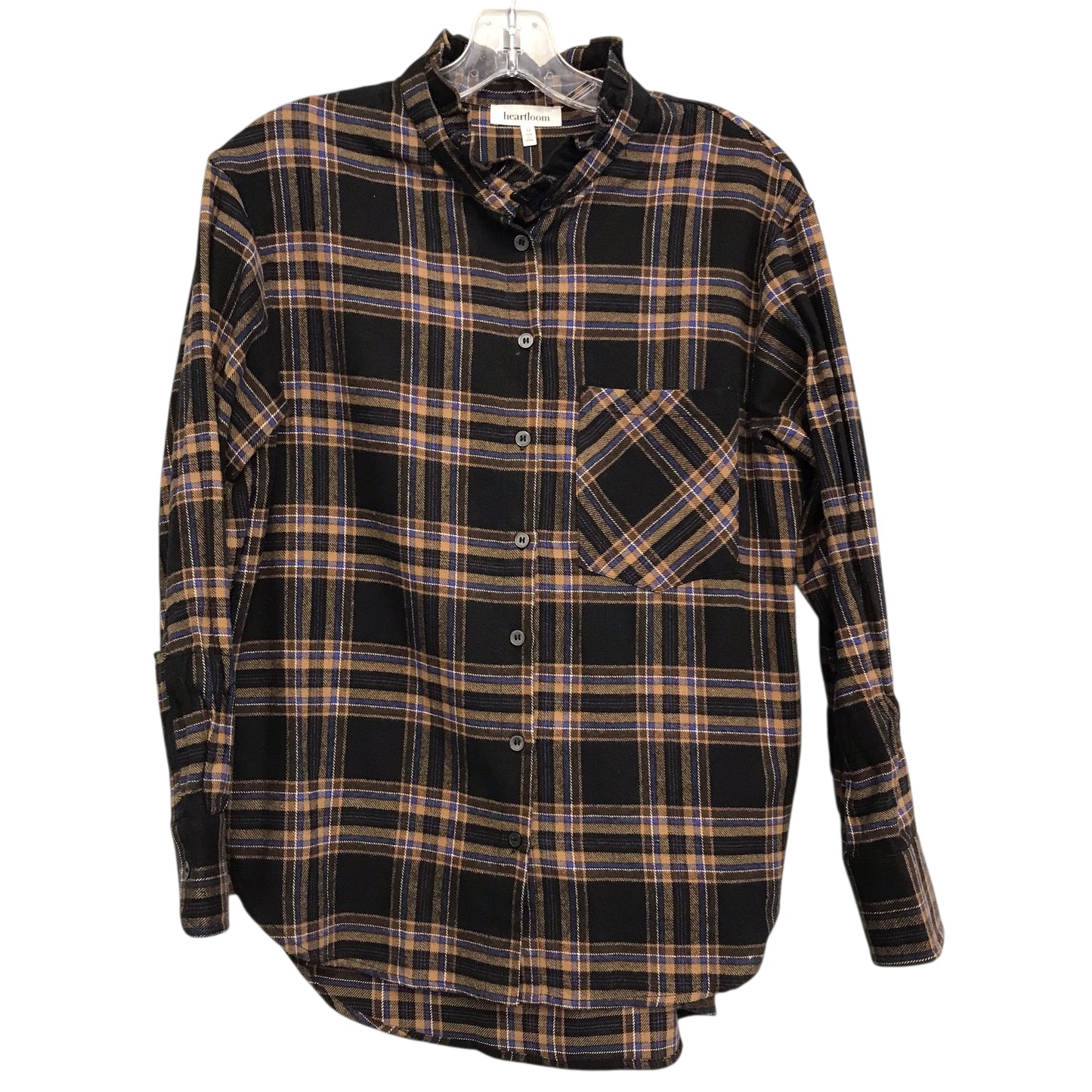 Top Ls By Heartloom In Plaid Pattern, Size:M