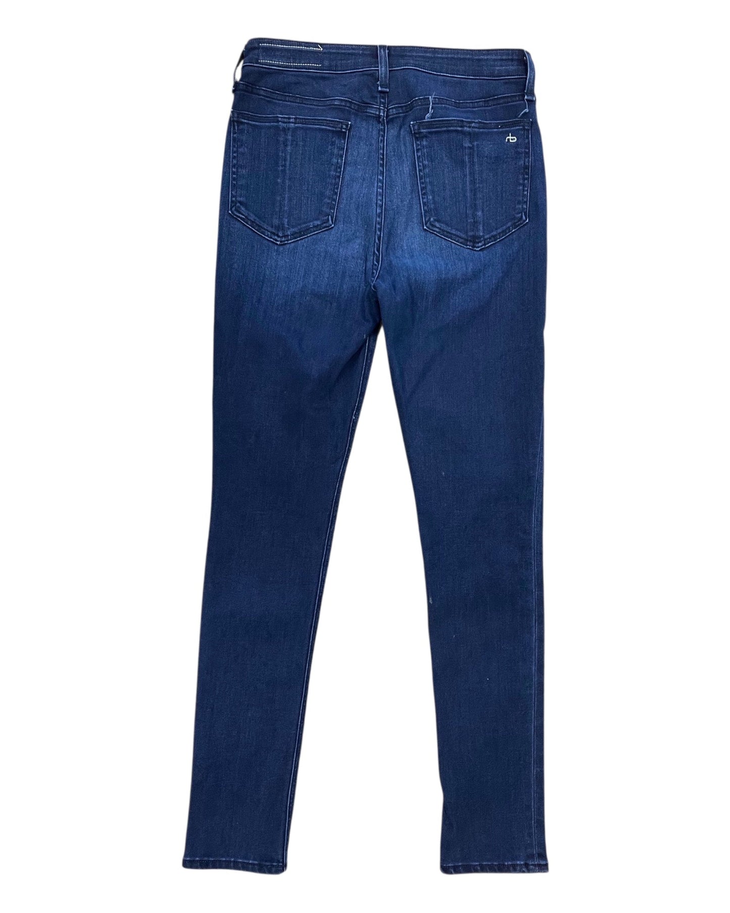 Jeans Skinny By Rag And Bone In Blue Denim, Size:6