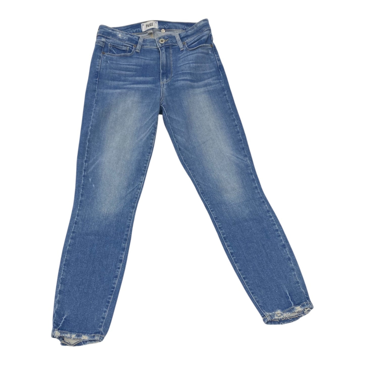 Jeans Skinny By Paige In Blue Denim, Size:4
