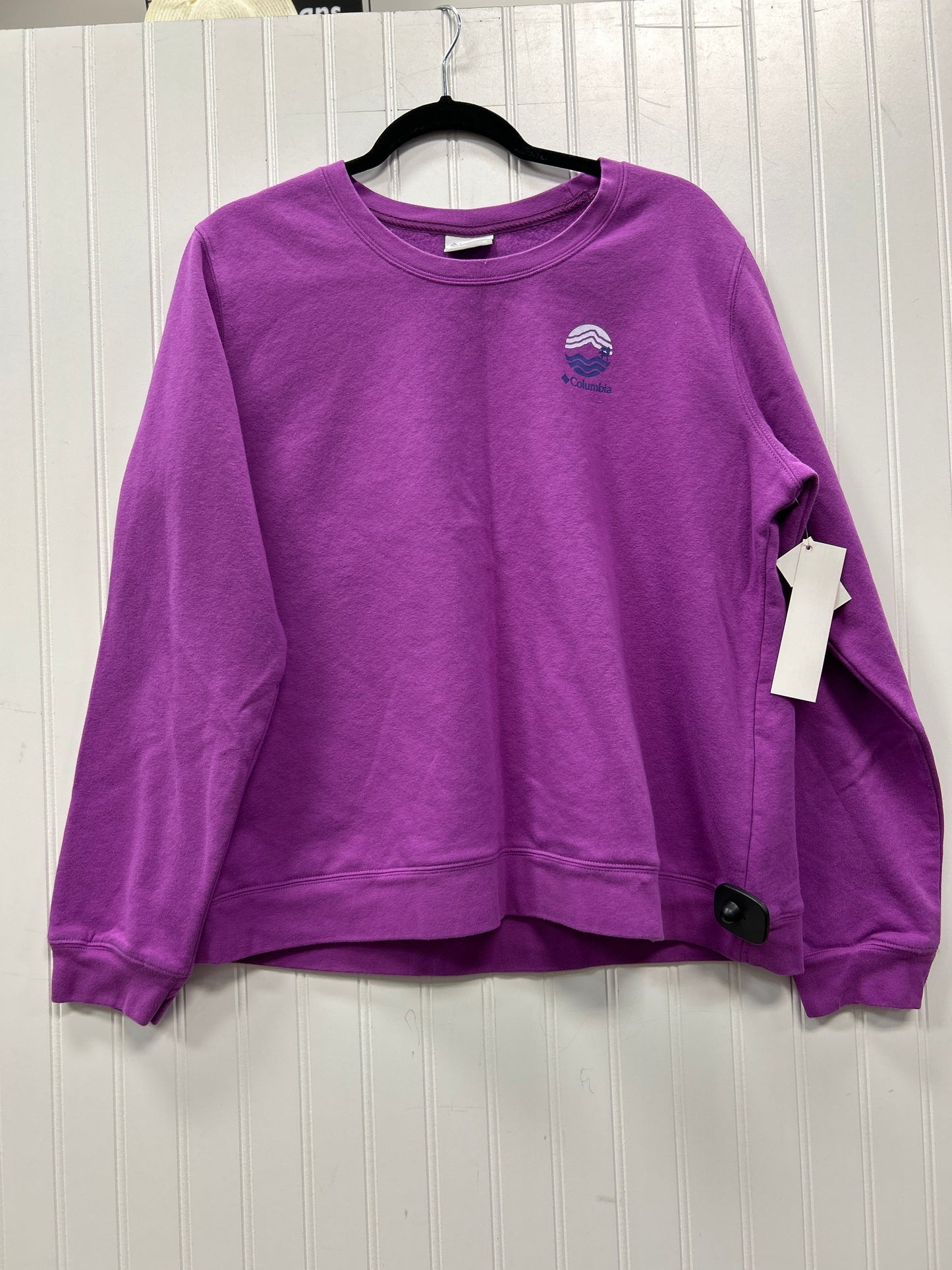 Athletic Sweatshirt Crewneck By Columbia In Purple, Size:Xl