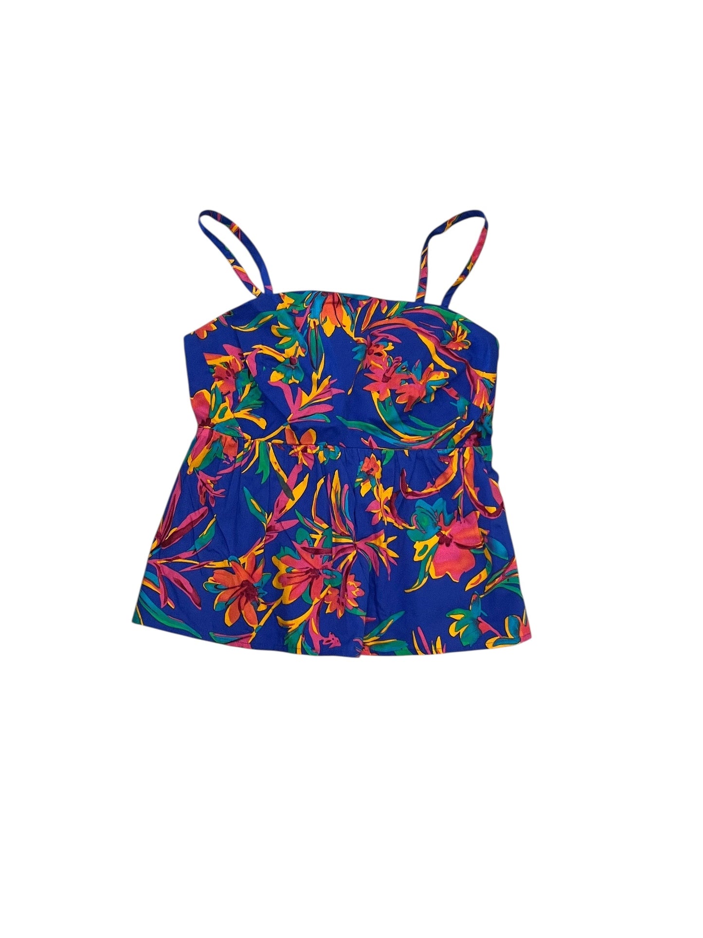 Top Sleeveless By J. Crew In Blue, Size:Xxsp