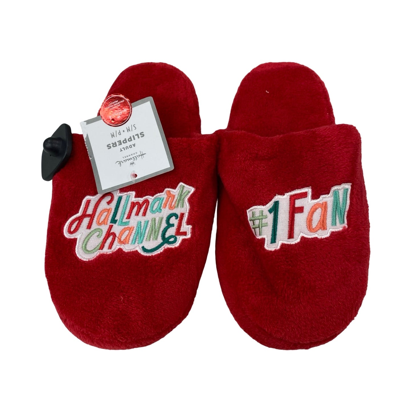 Slippers By Clothes Mentor In Red, Size:
