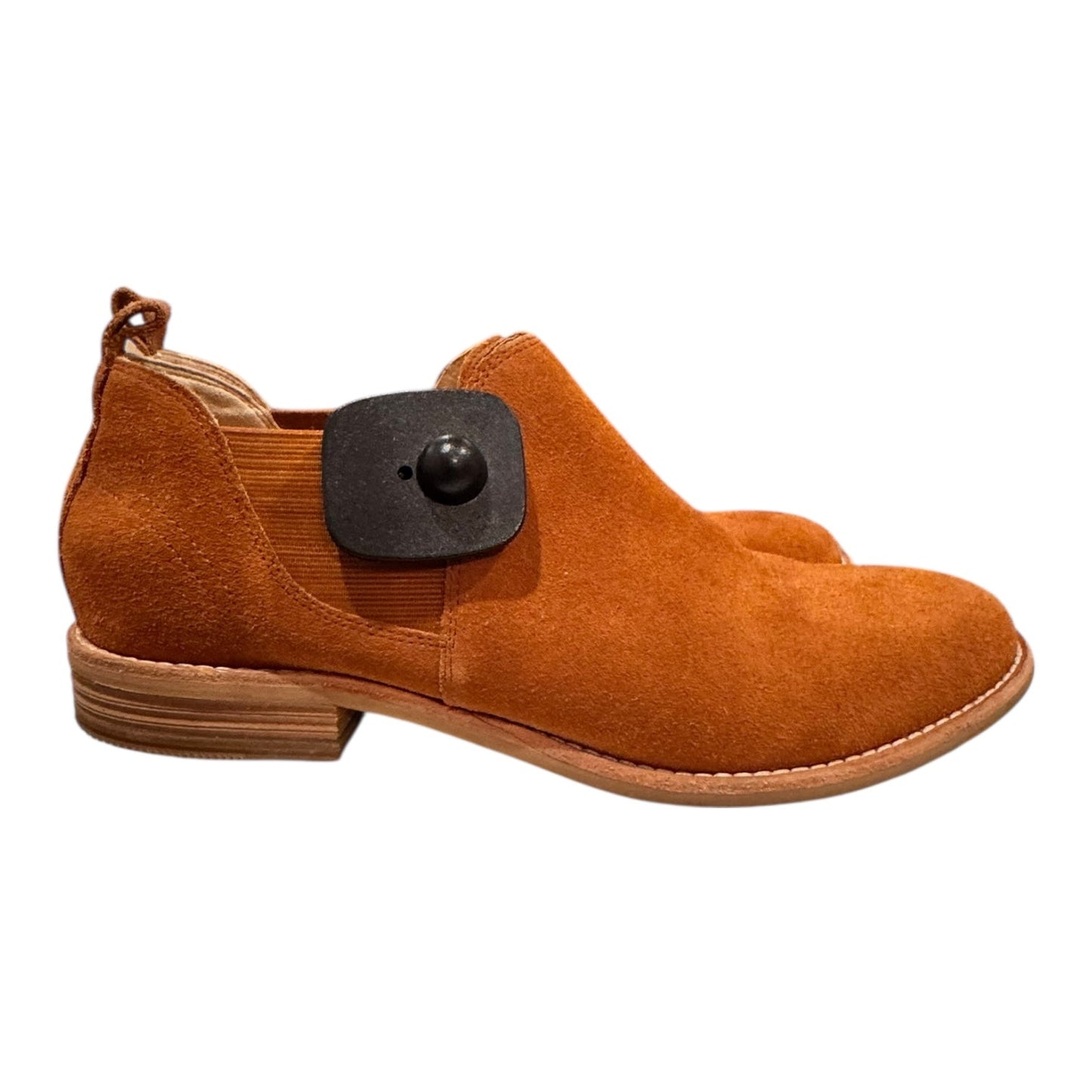 Boots Ankle Flats By Clarks In Brown, Size:10