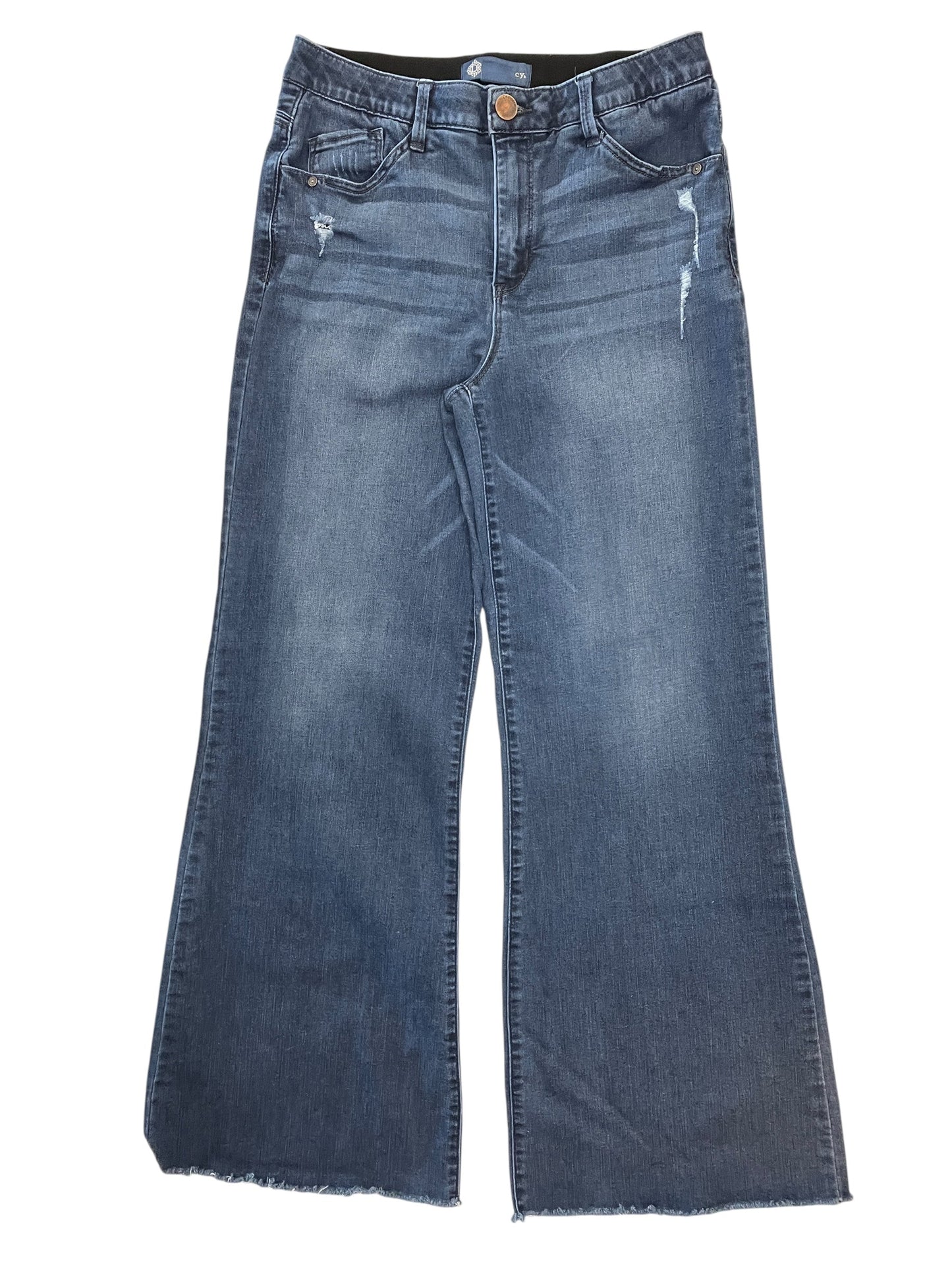 Jeans Wide Leg By Democracy In Blue Denim, Size:8