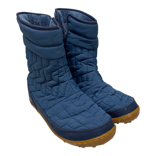 Boots Snow By Columbia In Blue, Size:7