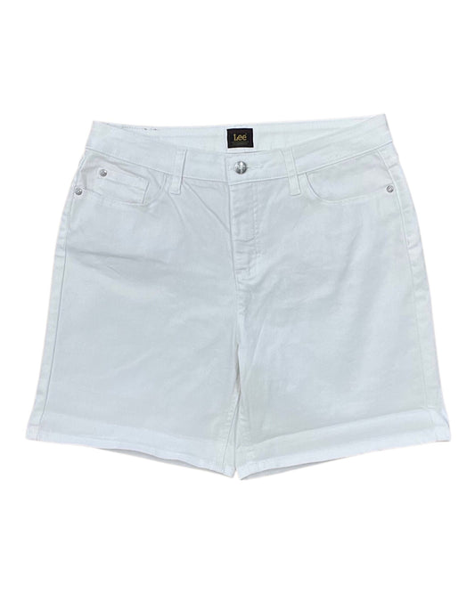 Shorts By Lee In White Denim, Size:14