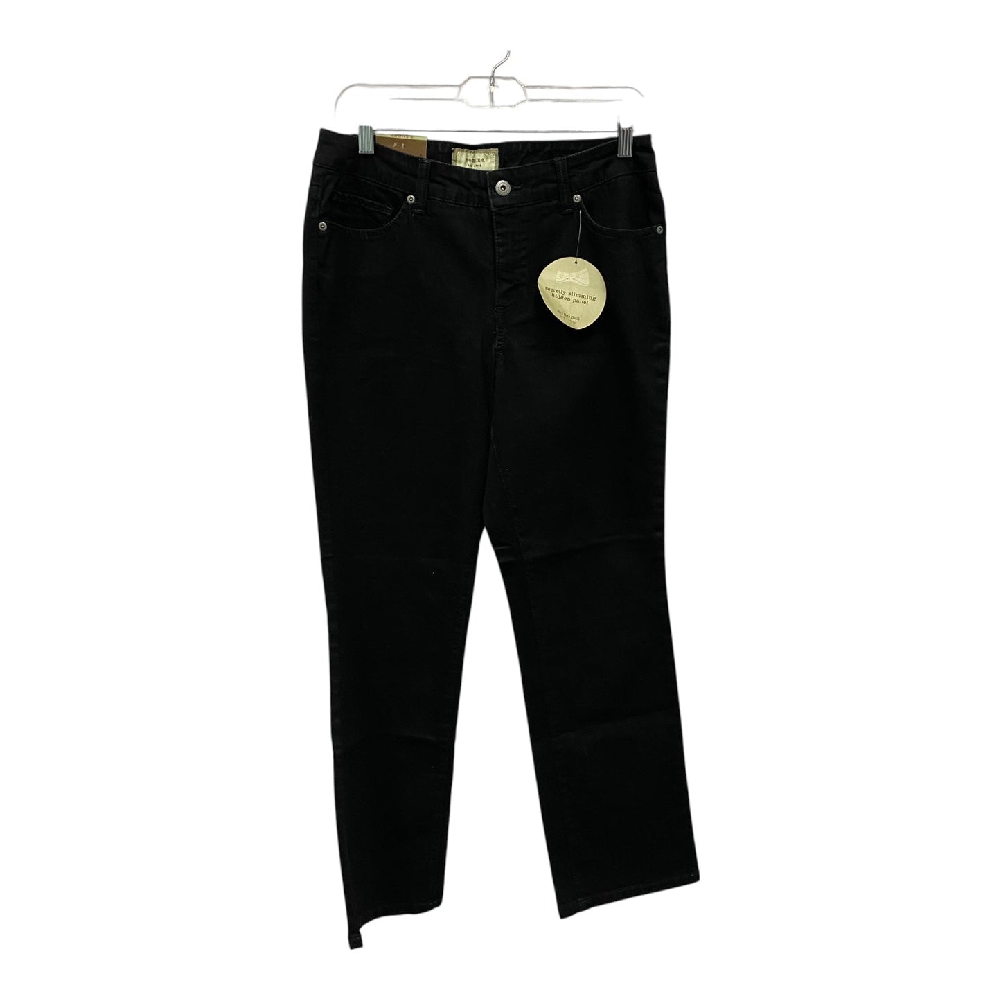 Jeans Straight By Sonoma In Black, Size:8