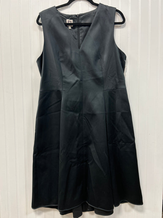 Dress Casual Midi By Anne Klein In Black, Size:16