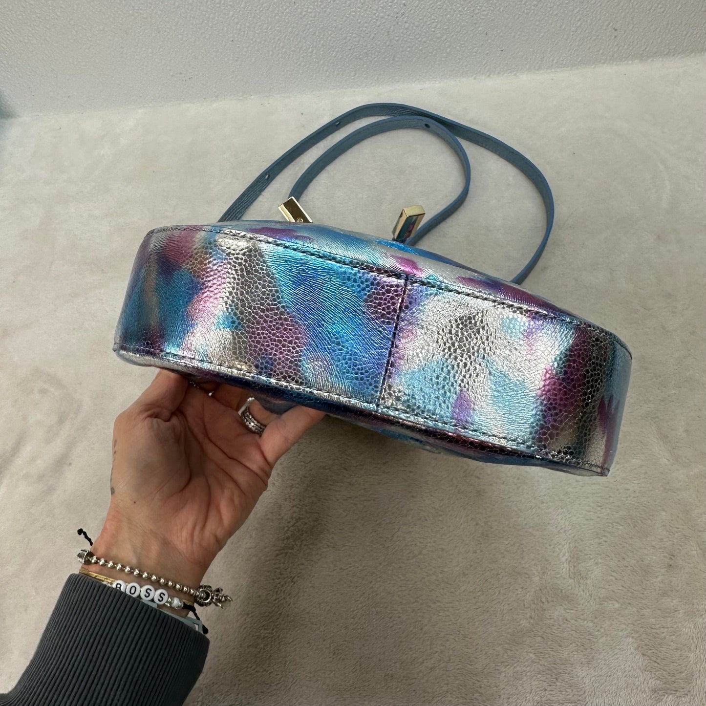 Eliana - Multi Durango Crossbody Designer By Brahmin, Size: Small