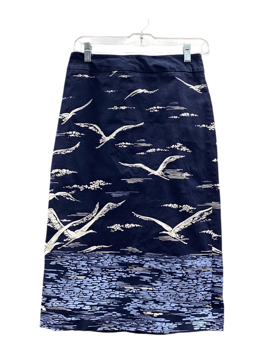 Skirt Midi By Maeve In Blue, Size:4