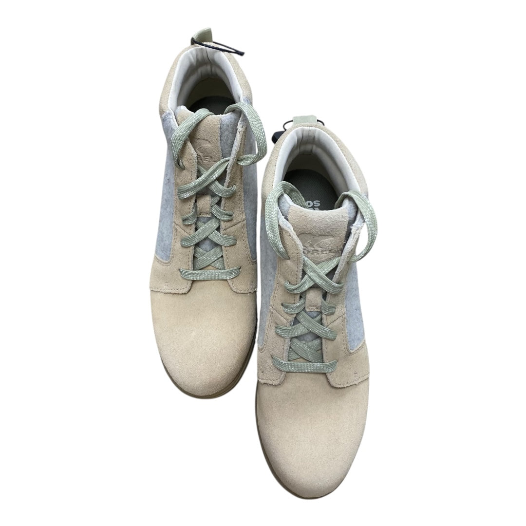 Boots Designer By Sorel In Grey & Tan, Size:8