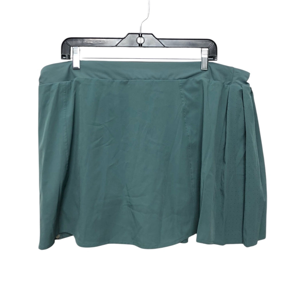 Athletic Skort By Avia In Green, Size:Xl