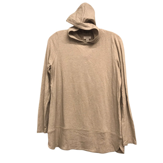 Sweatshirt Hoodie By Pure Jill In Beige, Size:S